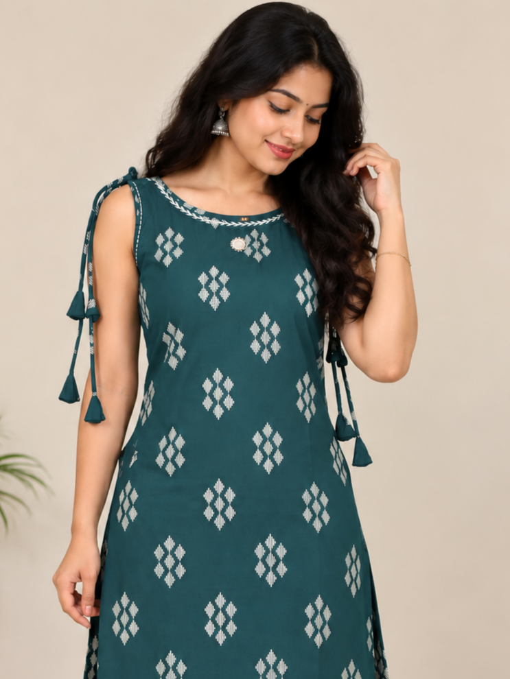 Cotton Sleevless Top- Versatile, Breathable & Ready to Style